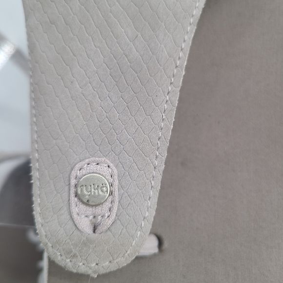 Ryka Womens Margo Cloud Grey T-Strap Sandals Size 9.5M - Picture 6 of 7